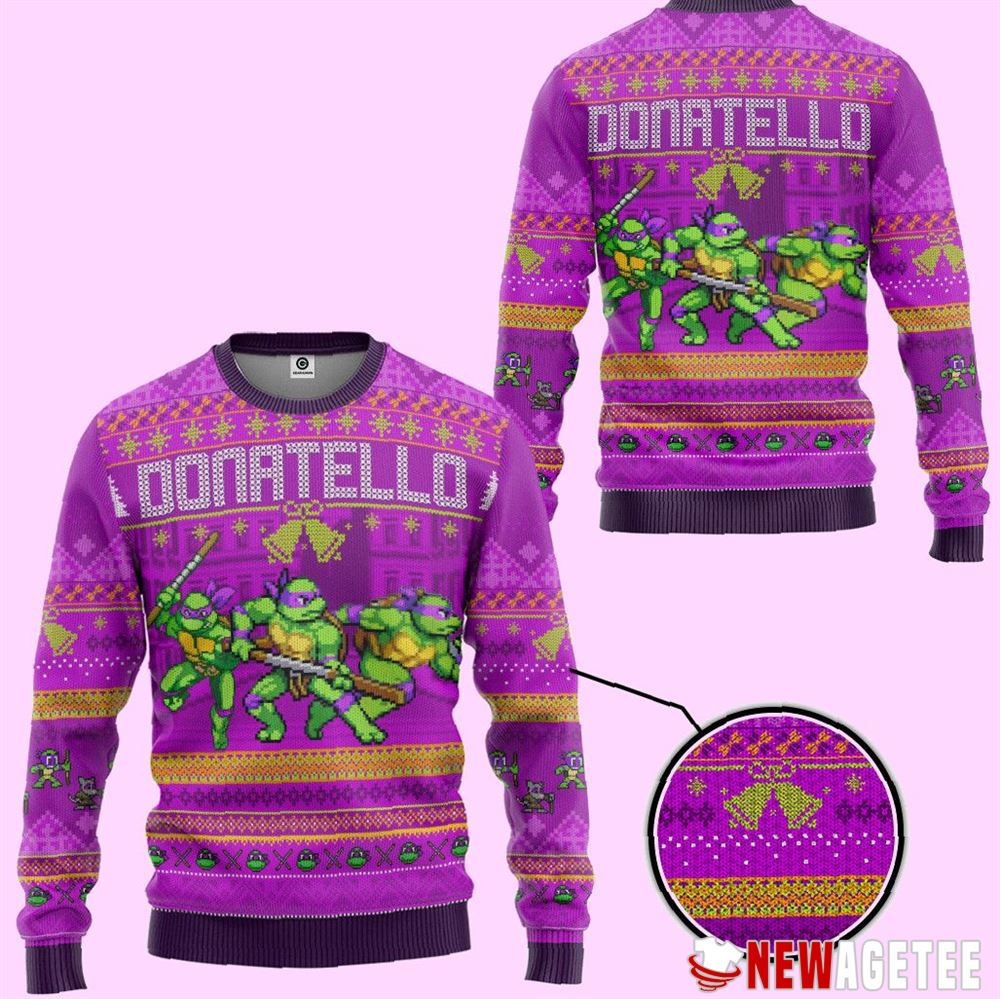Donatello Tmnt Ugly Christmas Sweater
