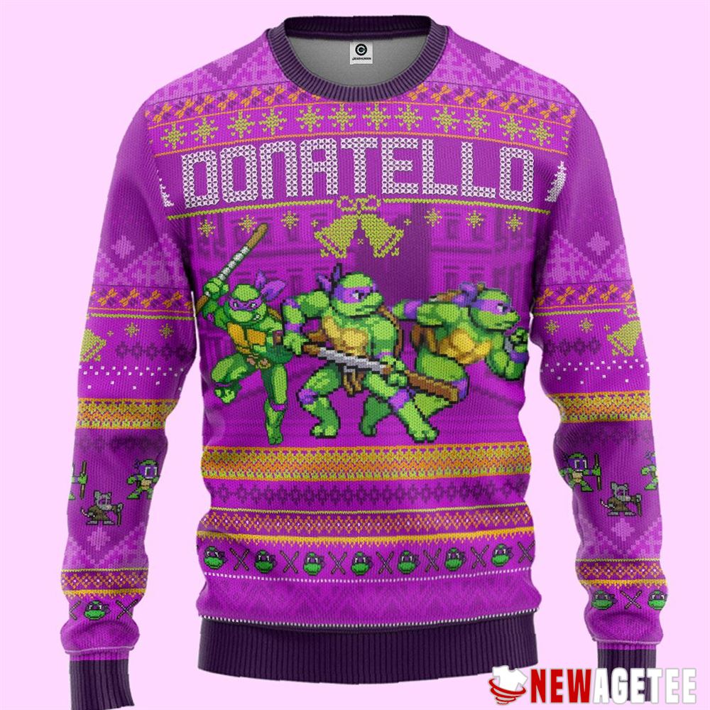 Donatello Tmnt Ugly Christmas Sweater
