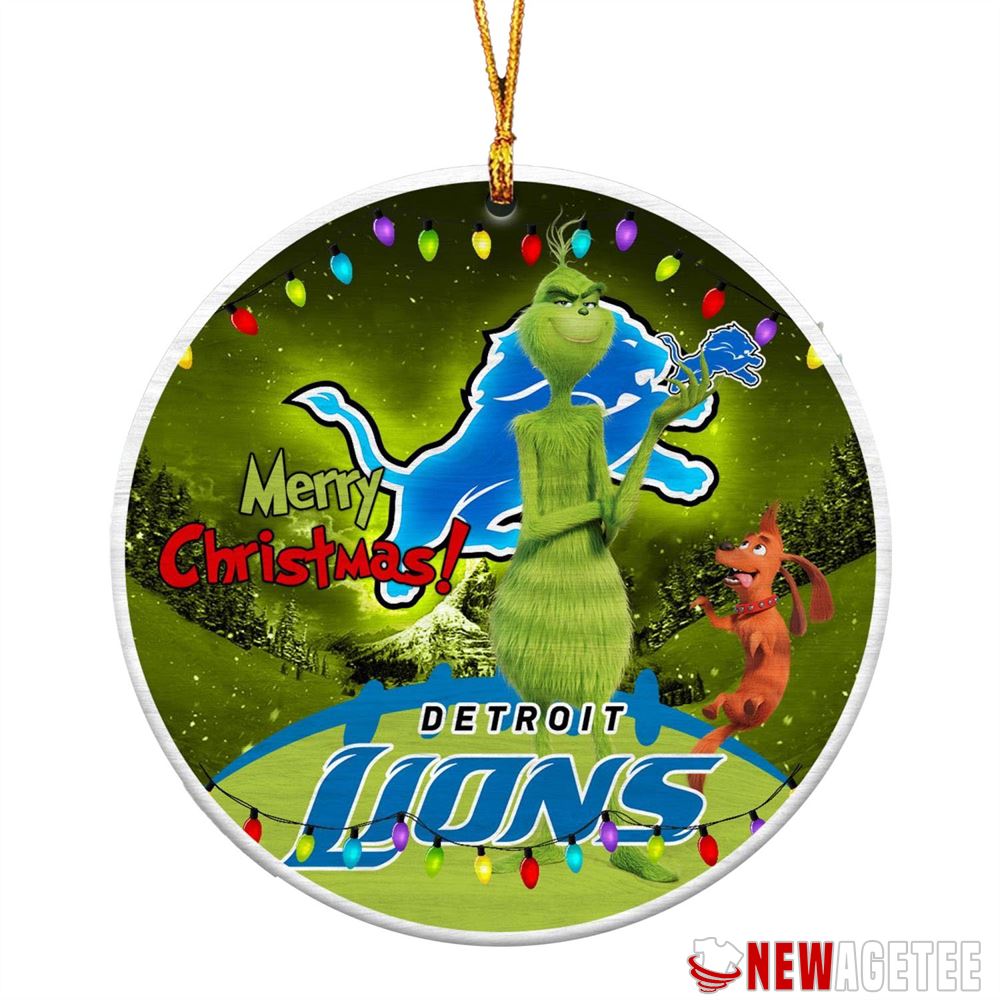 Funny Grinch Houston Texans Nfl Merry Christmas Ornaments Tree Decoration