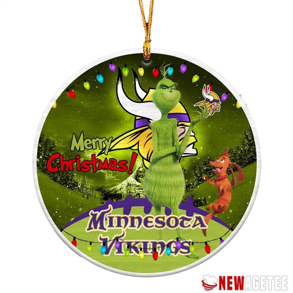 Funny Grinch Miami Dolphins Nfl Merry Christmas Ornaments Tree Decoration Xmas Tree Decor