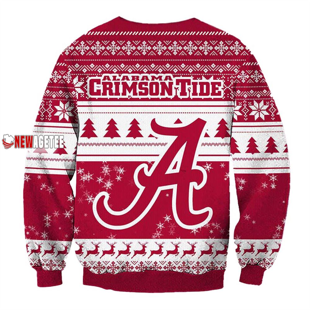 Grinch Stole Alabama Crimson Tide Ncaa Christmas Ugly Sweater