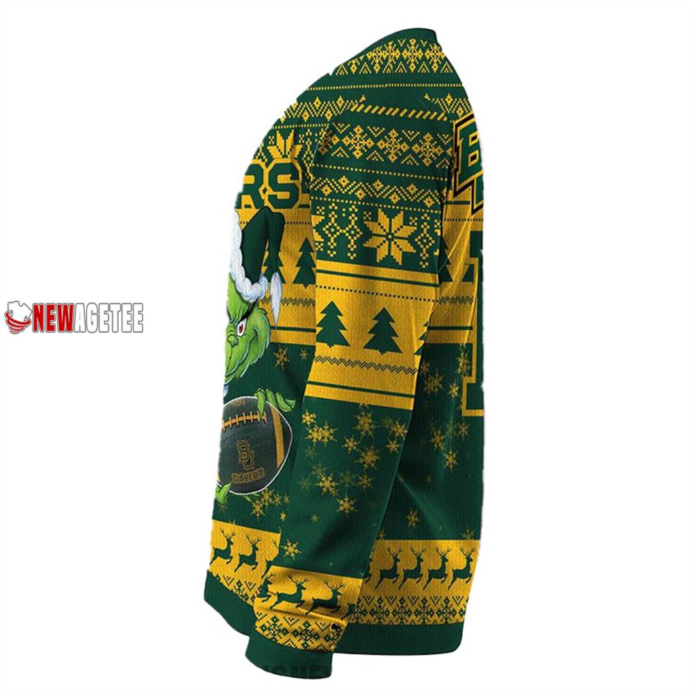 Grinch Stole Baylor Bears Ncaa Christmas Ugly Sweater