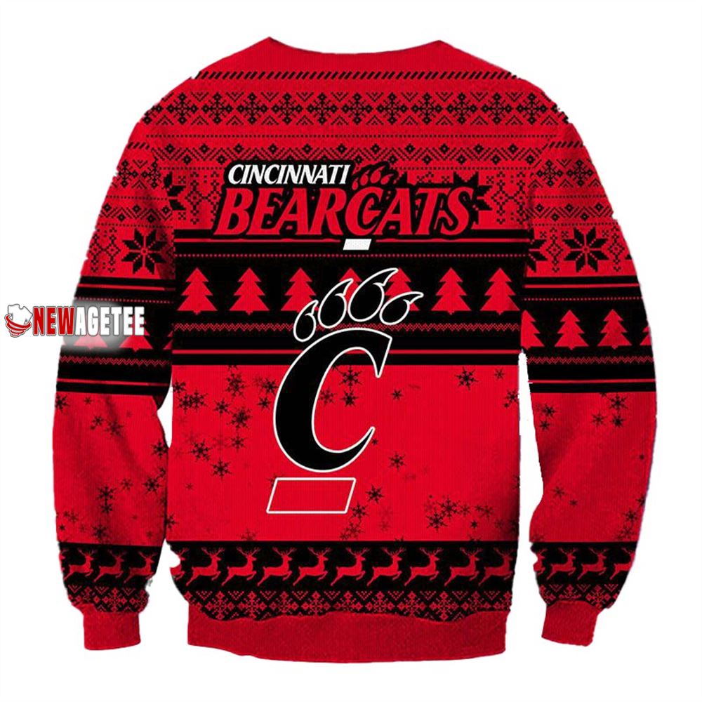 Grinch Stole Cincinnati Bearcats Ncaa Christmas Ugly Sweater