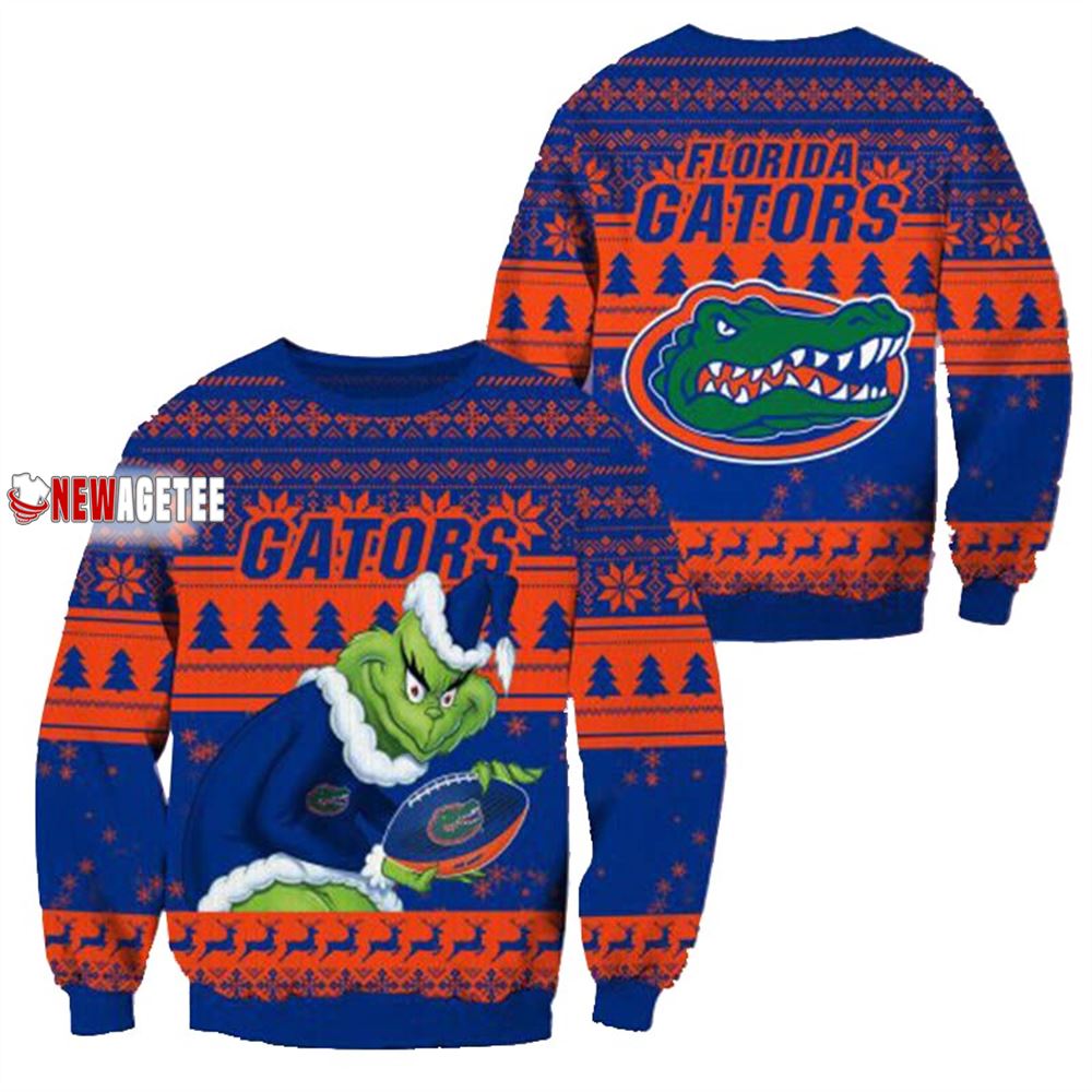 Grinch Stole Florida Gators Ncaa Christmas Ugly Sweater