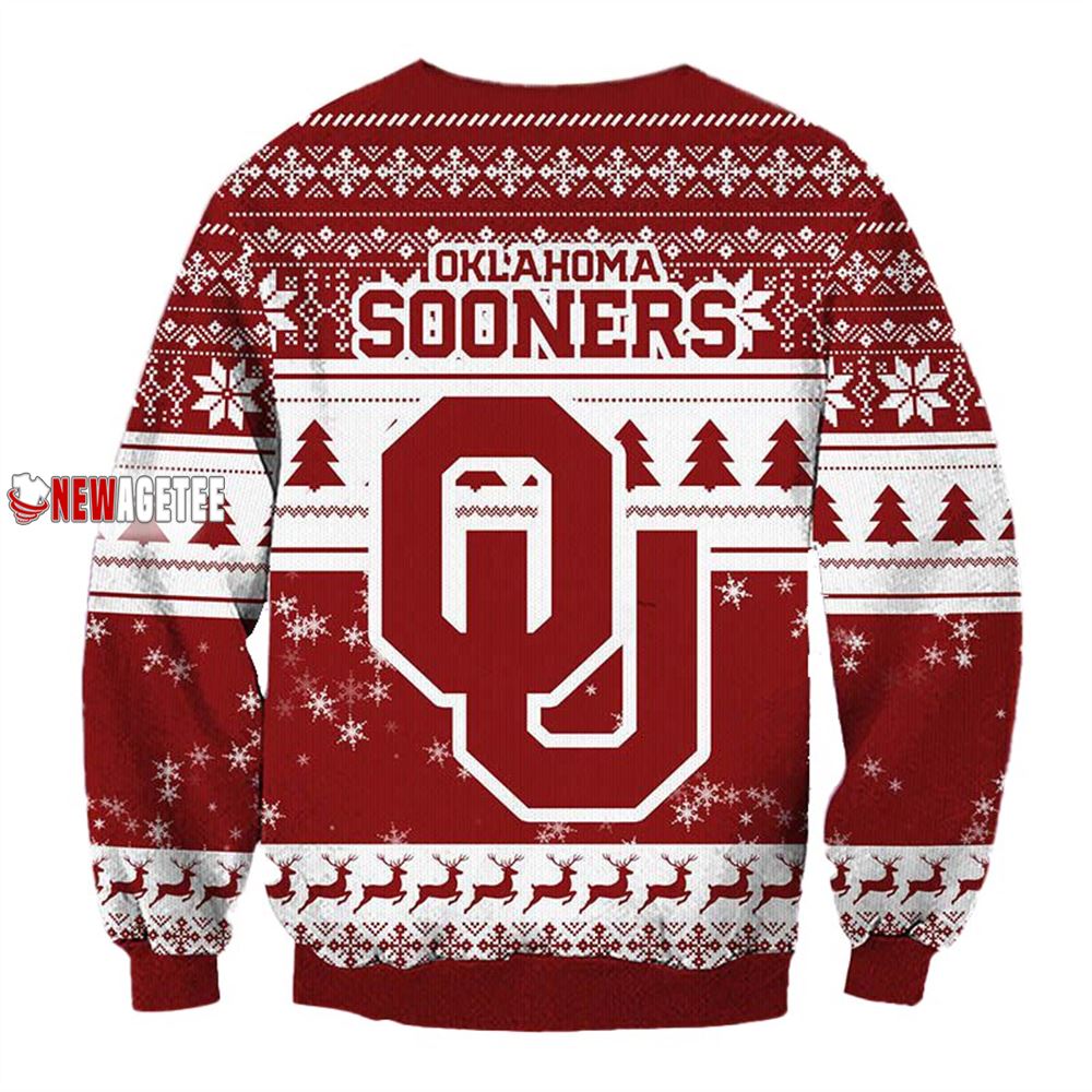Grinch Stole Oklahoma Sooners Ncaa Christmas Ugly Sweater