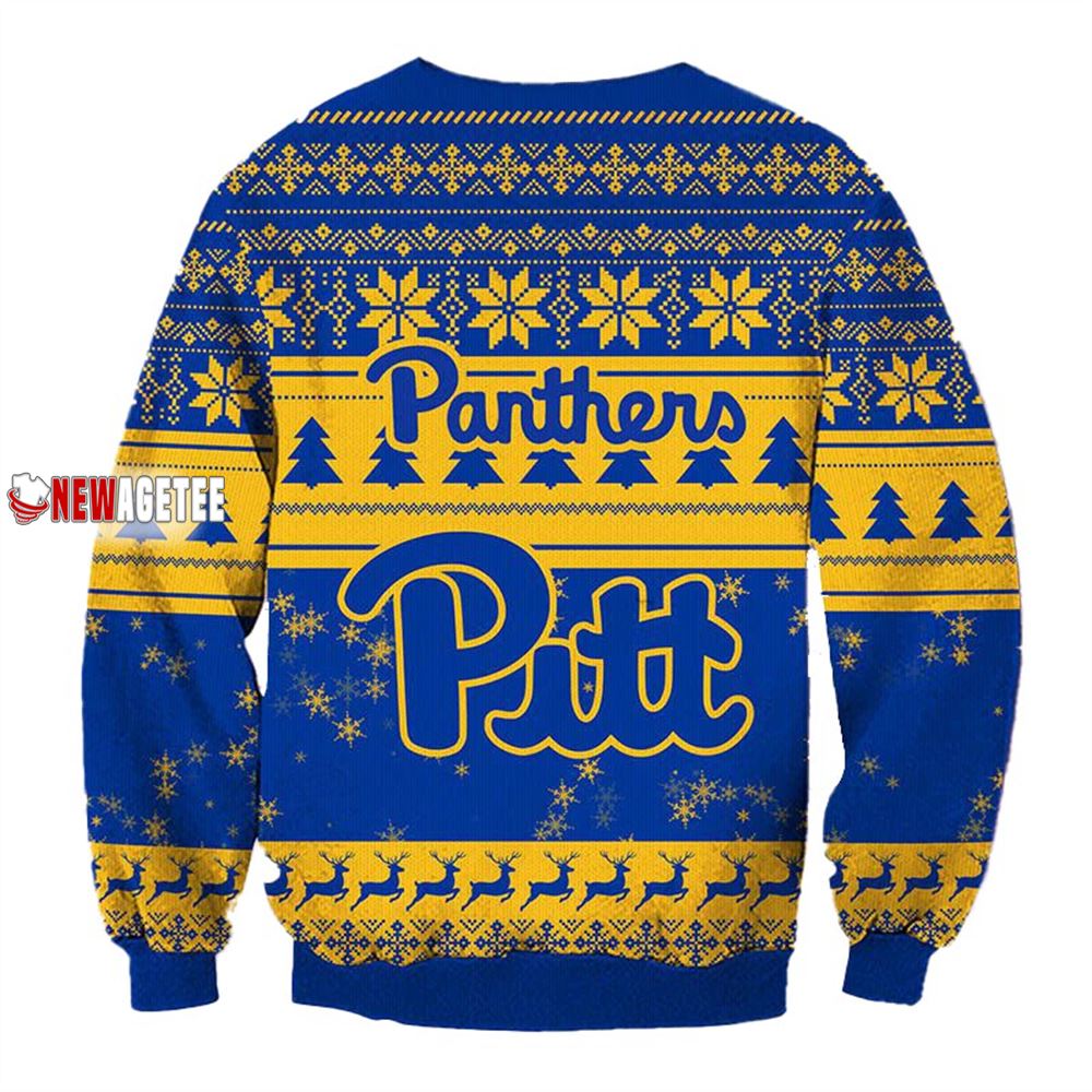 Grinch Stole Pittsburgh Panthers Ncaa Christmas Ugly Sweater