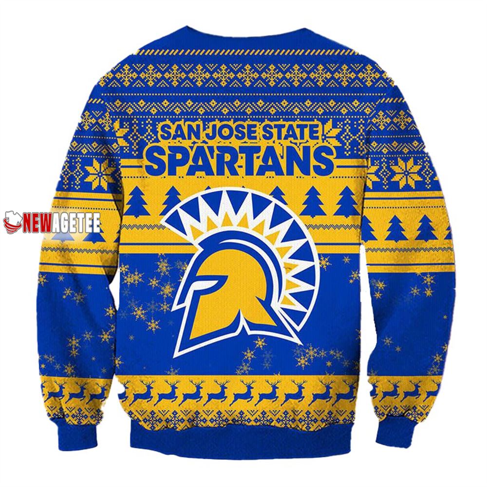 Grinch Stole San Jose State Spartans Ncaa Christmas Ugly Sweater