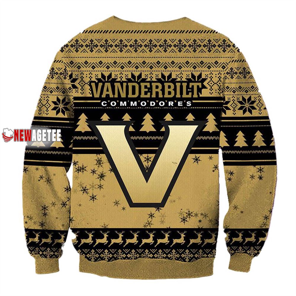 Grinch Stole Vanderbilt Commodores Ncaa Christmas Ugly Sweater