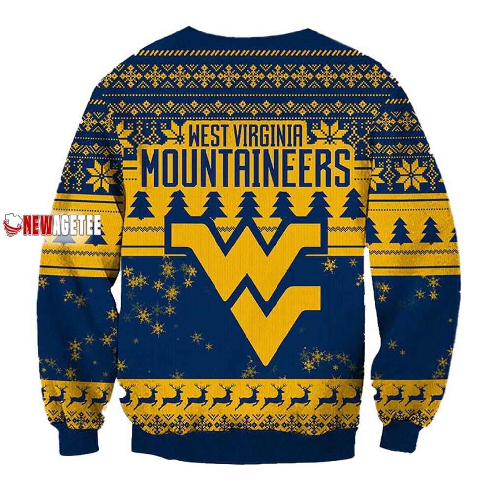 Grinch Stole West Virginia Mountaineers Ncaa Christmas Ugly Sweater