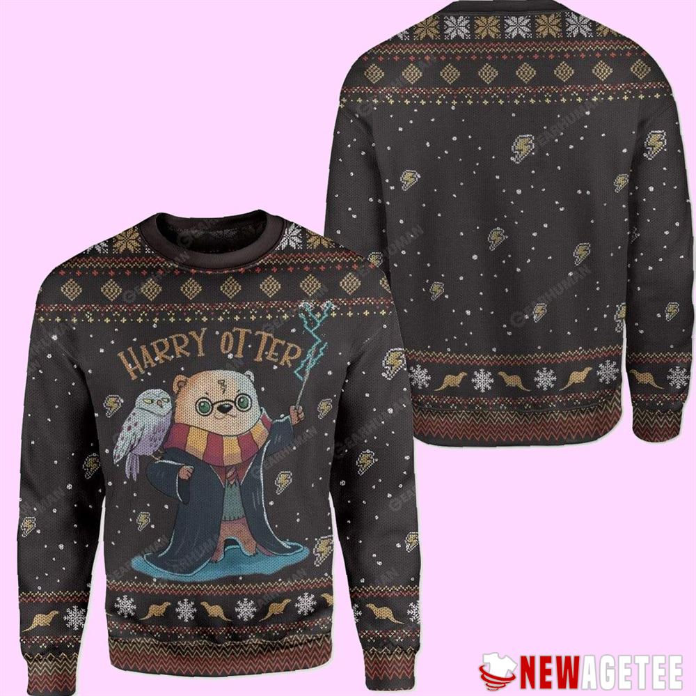 Harry Otter Ugly Christmas Sweater