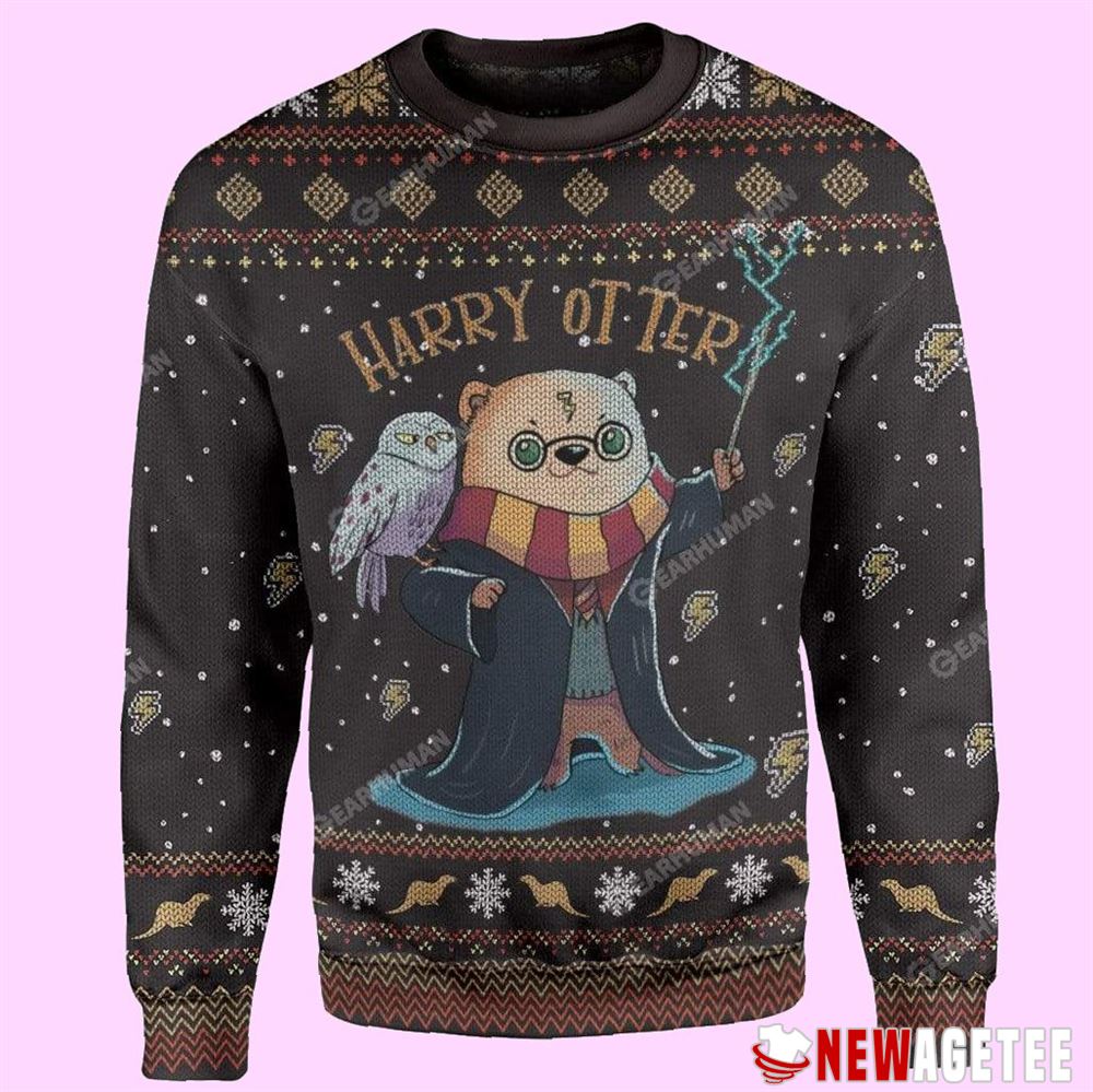 Harry Otter Ugly Christmas Sweater