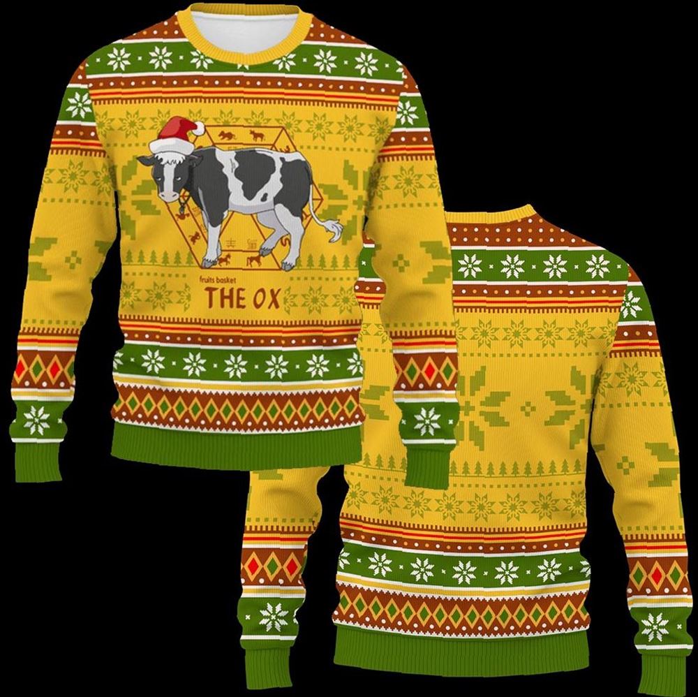 Haru The Ox Christmas Ugly Sweater