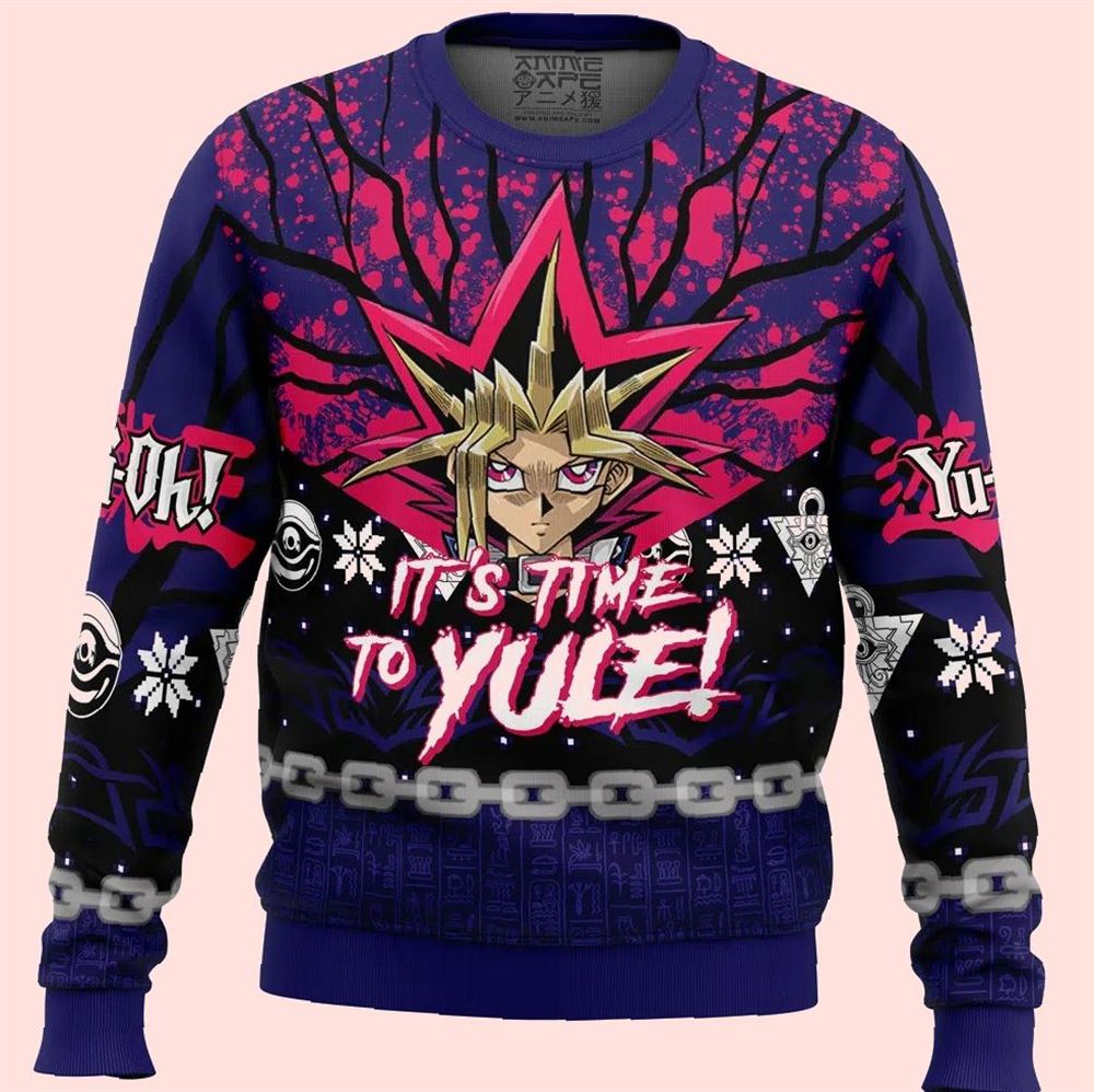 Its Time To Yule Yugioh Christmas Ugly Sweater