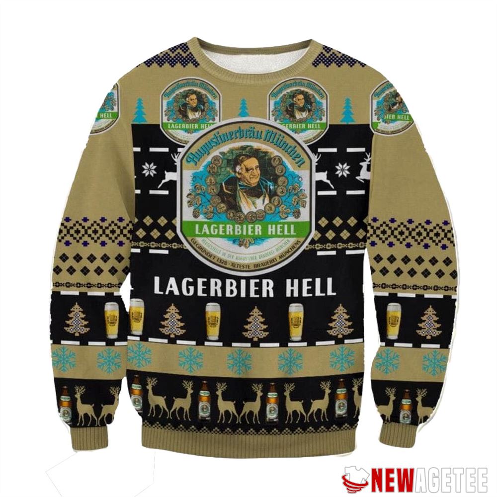 Lagerbier Hell Ugly Christmas Sweater Gift