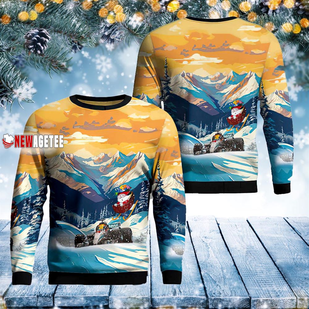 Lewis Hamilton Santa Formula 1 Motor Racing Christmas Sweater