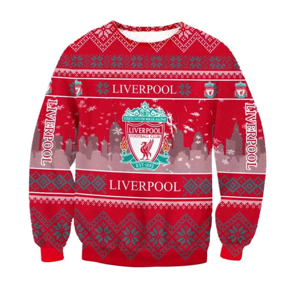 Liverpool Fc Logo Ugly Christmas Sweater