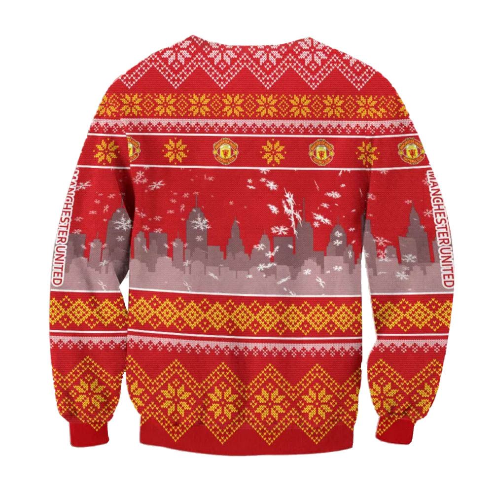 Manchester City Fc Logo Ugly Christmas Sweater