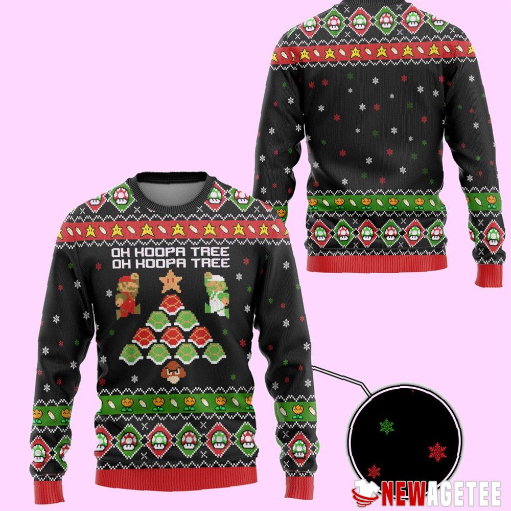 Mario Koopa Tree Ugly Christmas Sweater