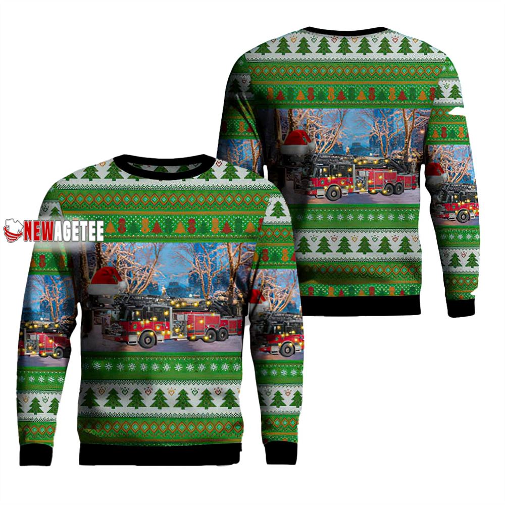 Logging Truck Christmas Sweater