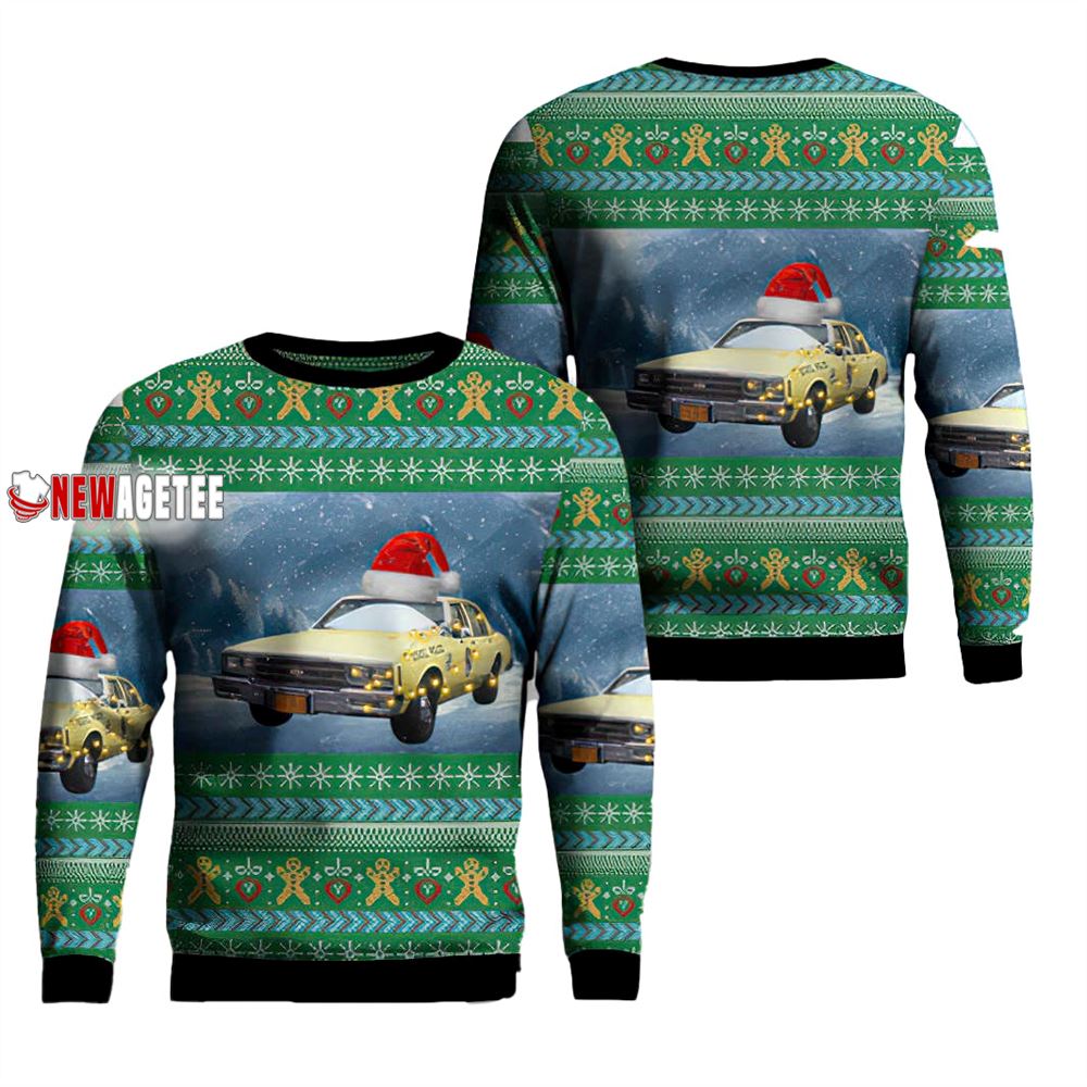 Maryland State Police 1983 Chevrolet Impala Christmas Sweater