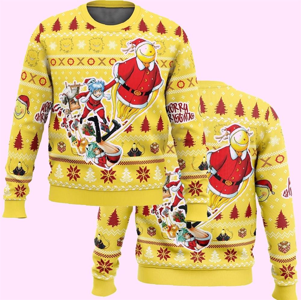 Merry Assassination Classroom Christmas Ugly Sweater