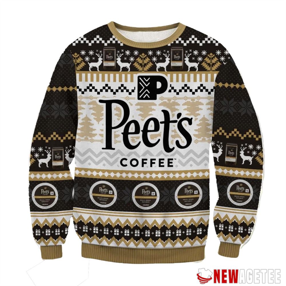 Peets Coffee Ugly Christmas Sweater Gift