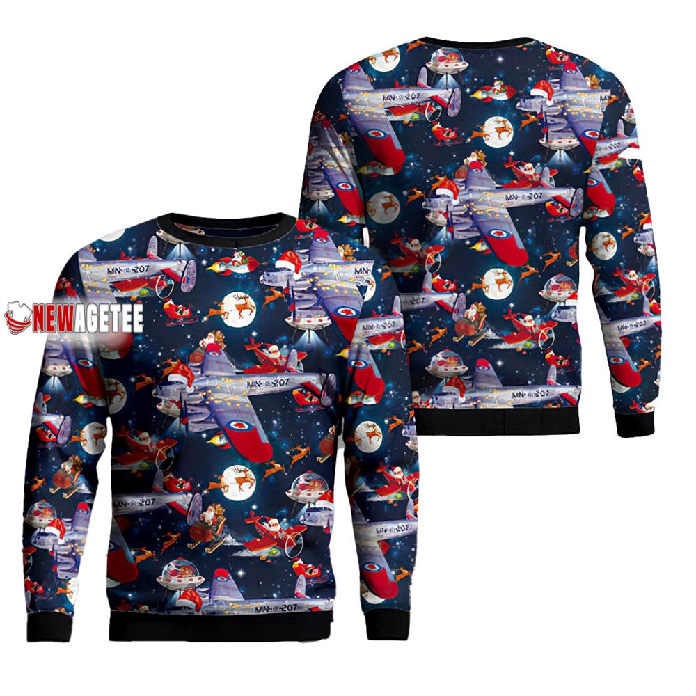 Royal Canadian Air Force Spitfires Christmas Sweater