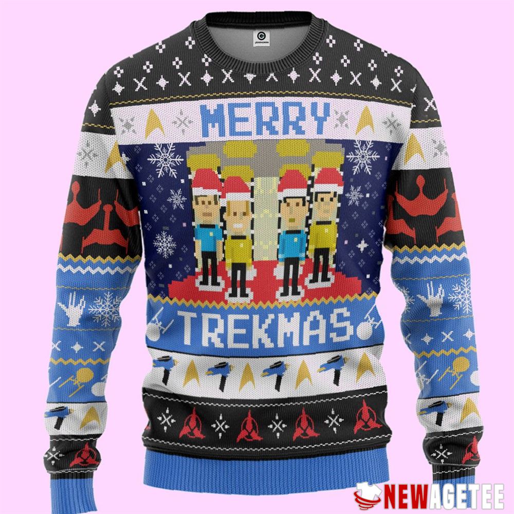 Star Trek Merry Trekmas Ugly Christmas Sweater