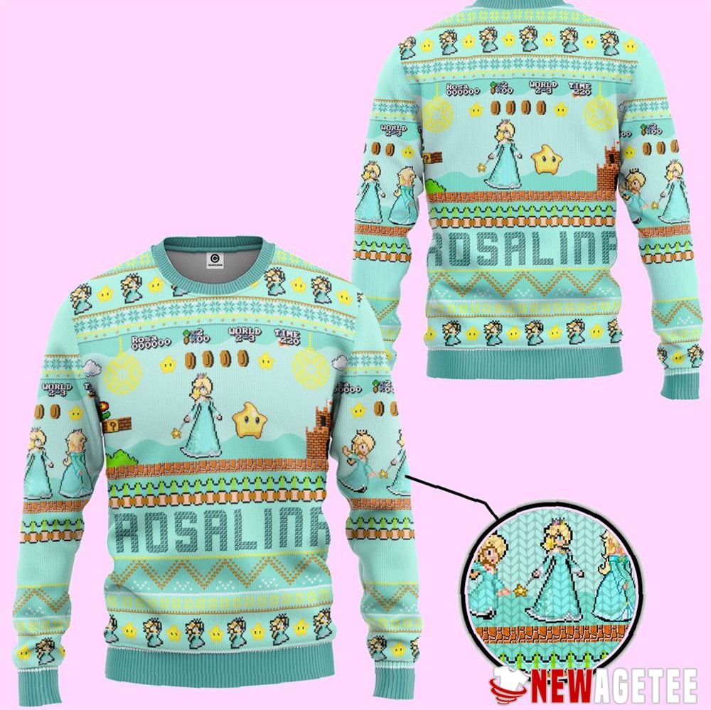 Super Mario Rosalina Ugly Christmas Sweater