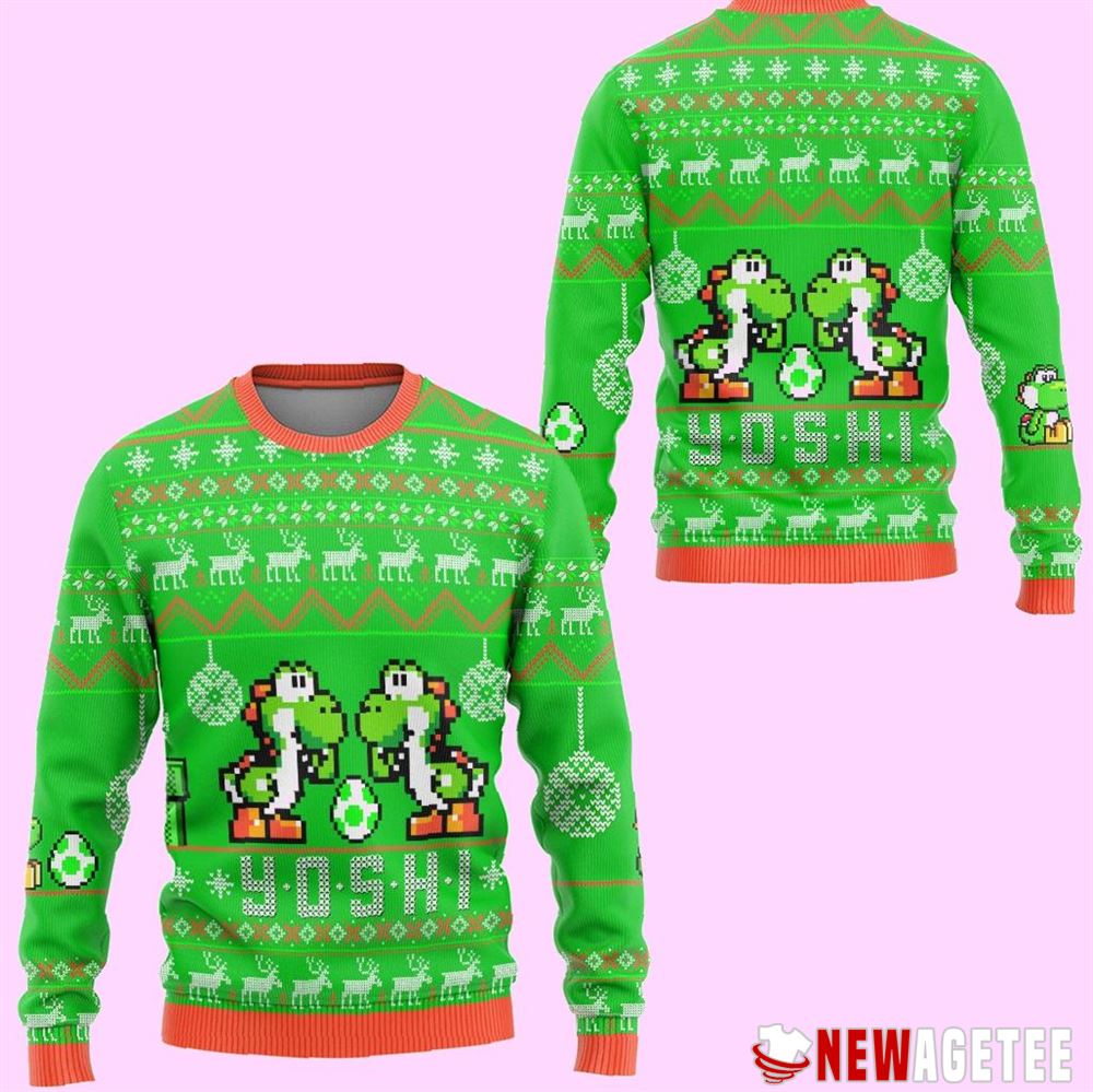 Super Mario Yoshi Ugly Christmas Sweater