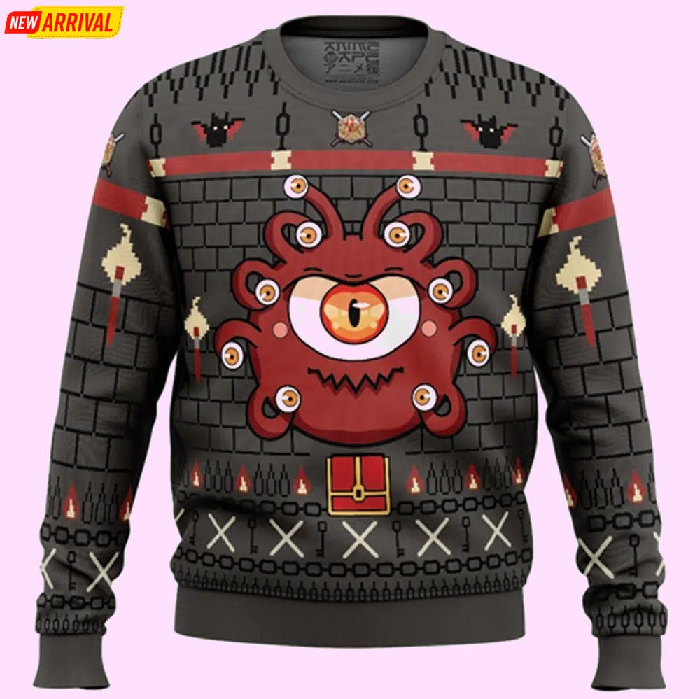 The Beholder Dungeons And Dragons Christmas Ugly Sweater