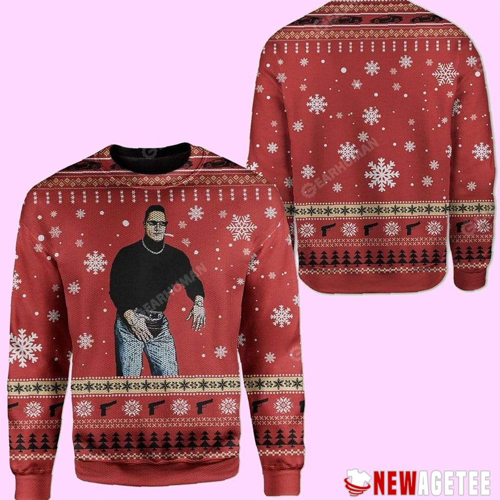 The Man Rockin’ Around The Christmas Tree Ugly Christmas Sweater