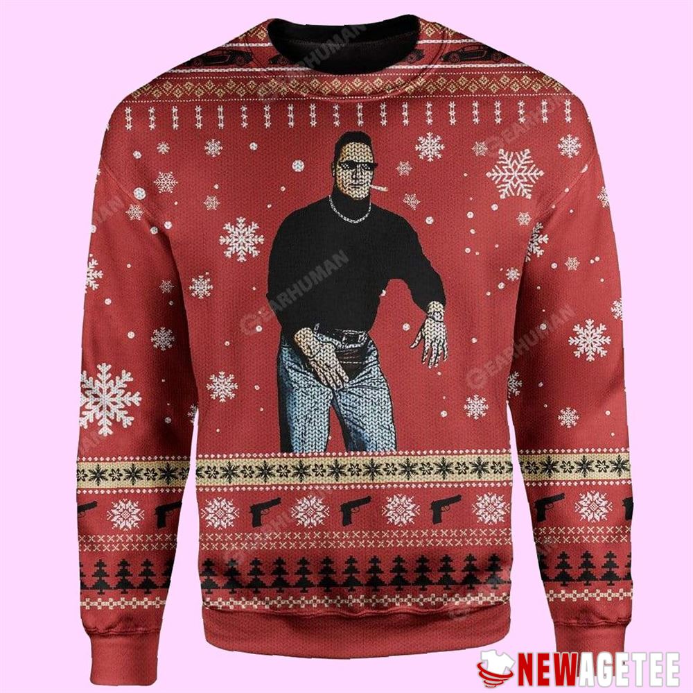 The Man Rockin’ Around The Christmas Tree Ugly Christmas Sweater