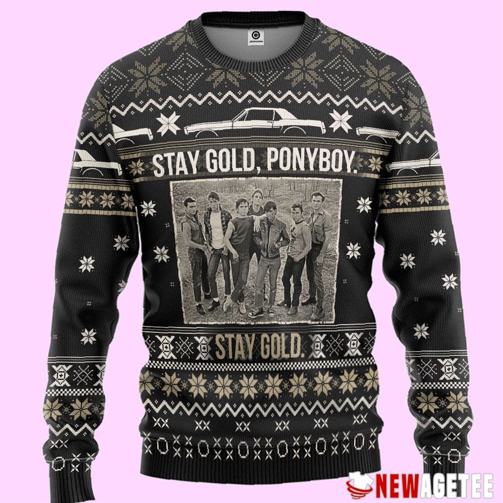 The Outsiders Stay Gold Ponyboy Ugly Christmas Sweater