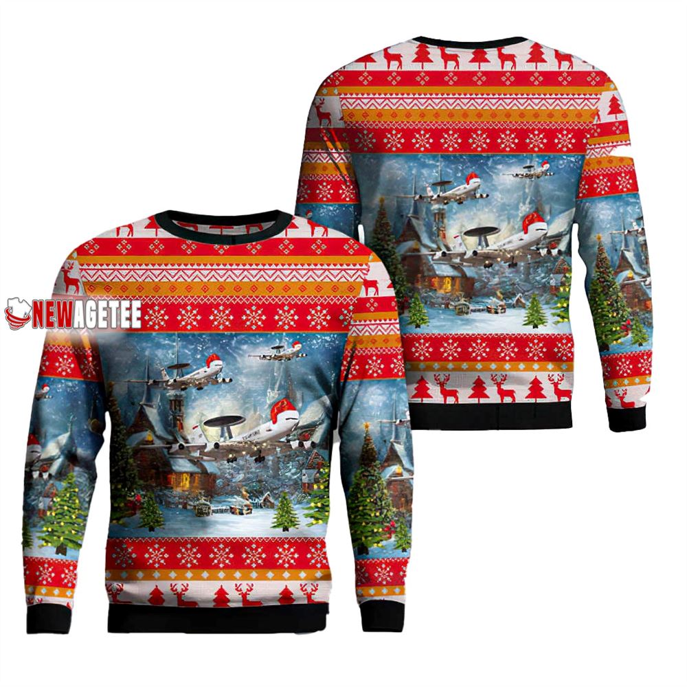 Us Air Force E 3 Awacs Christmas Sweater