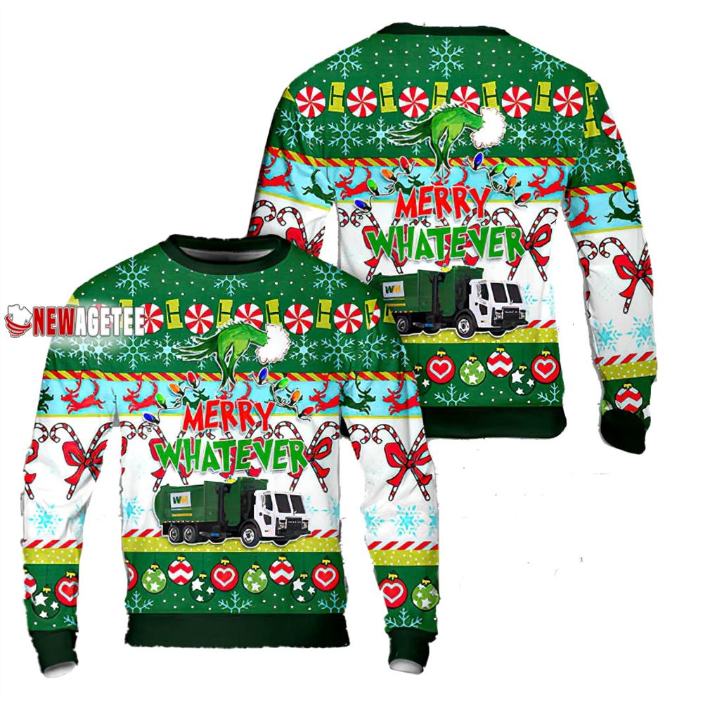 Alien Santa Hat Ugly Christmas Sweater