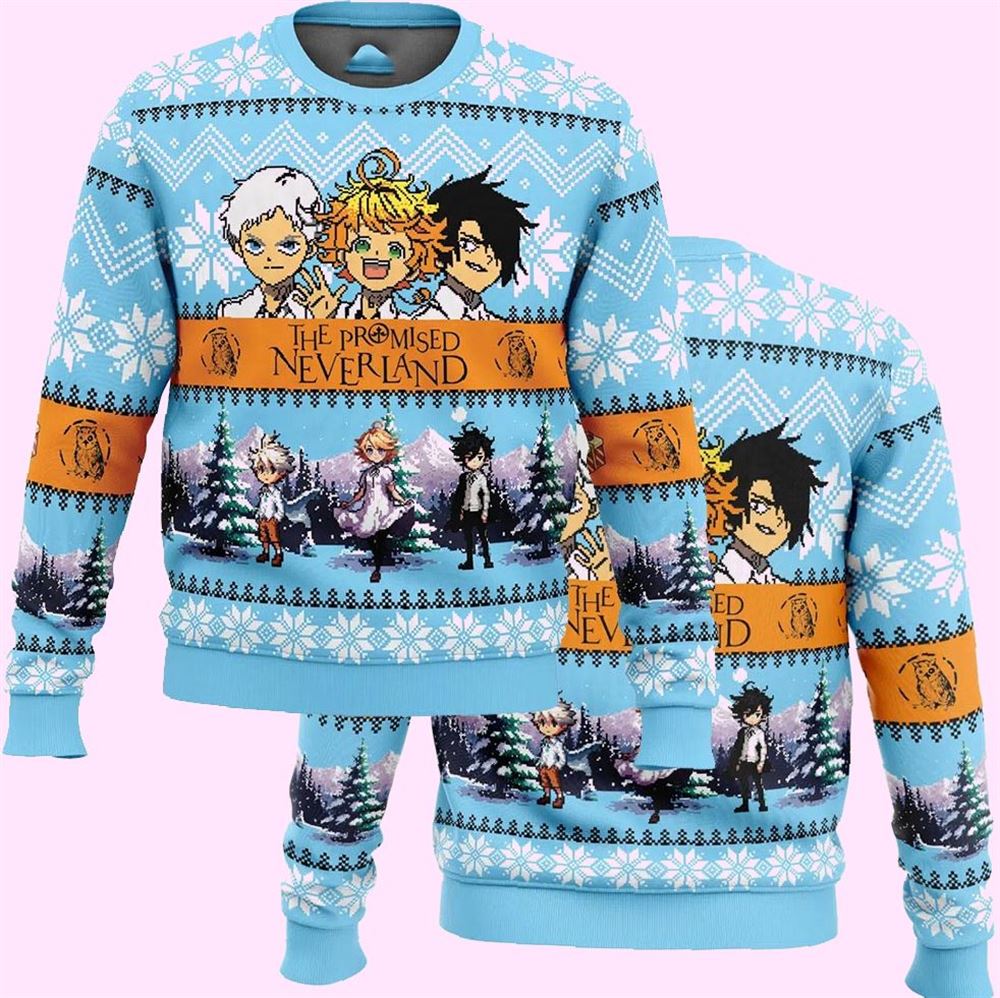 White Christmas The Promised Neverland Christmas Ugly Sweater