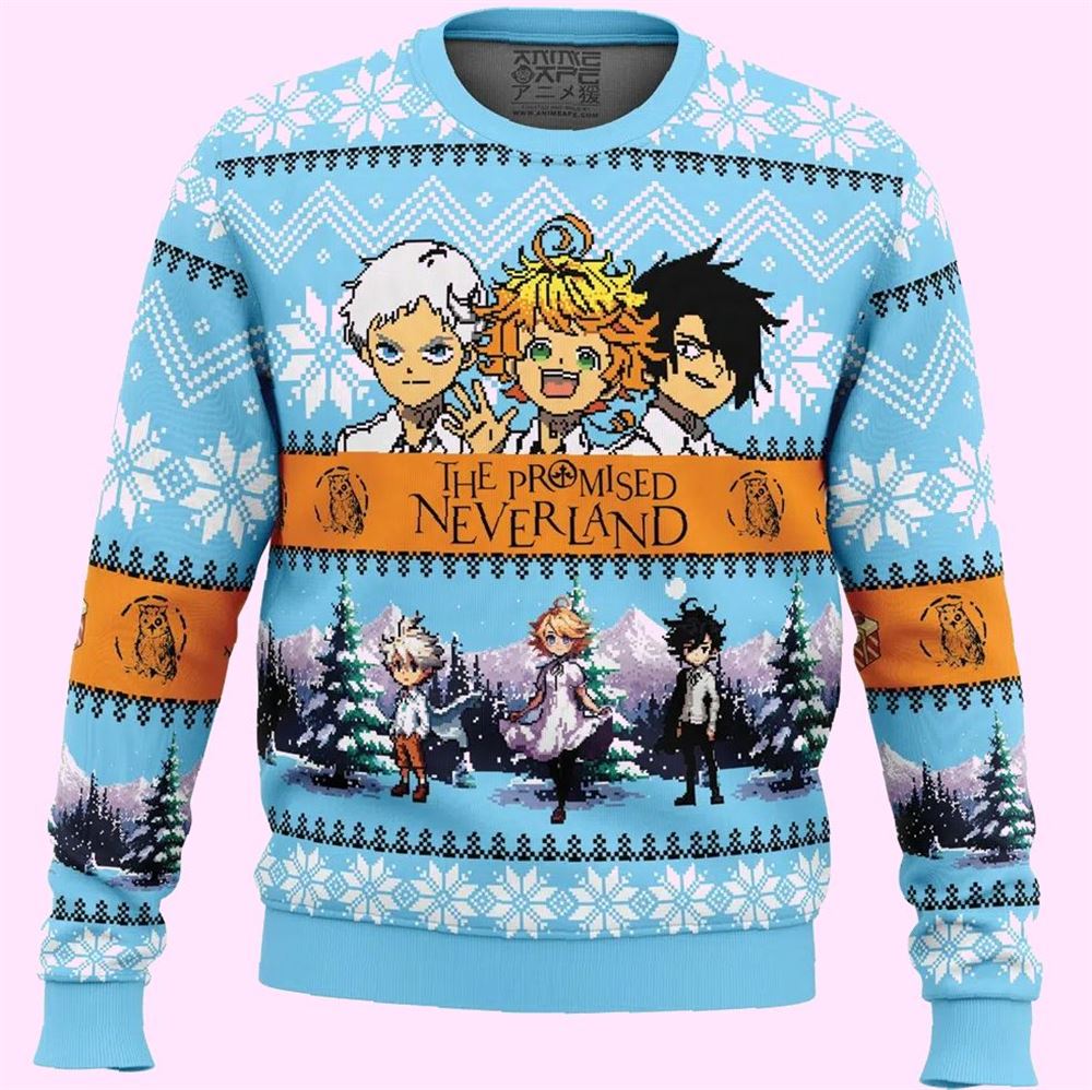 White Christmas The Promised Neverland Christmas Ugly Sweater