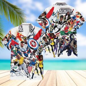 Vecchio Avengers Marvel’s Voices Avengers Hawaiian Shirt