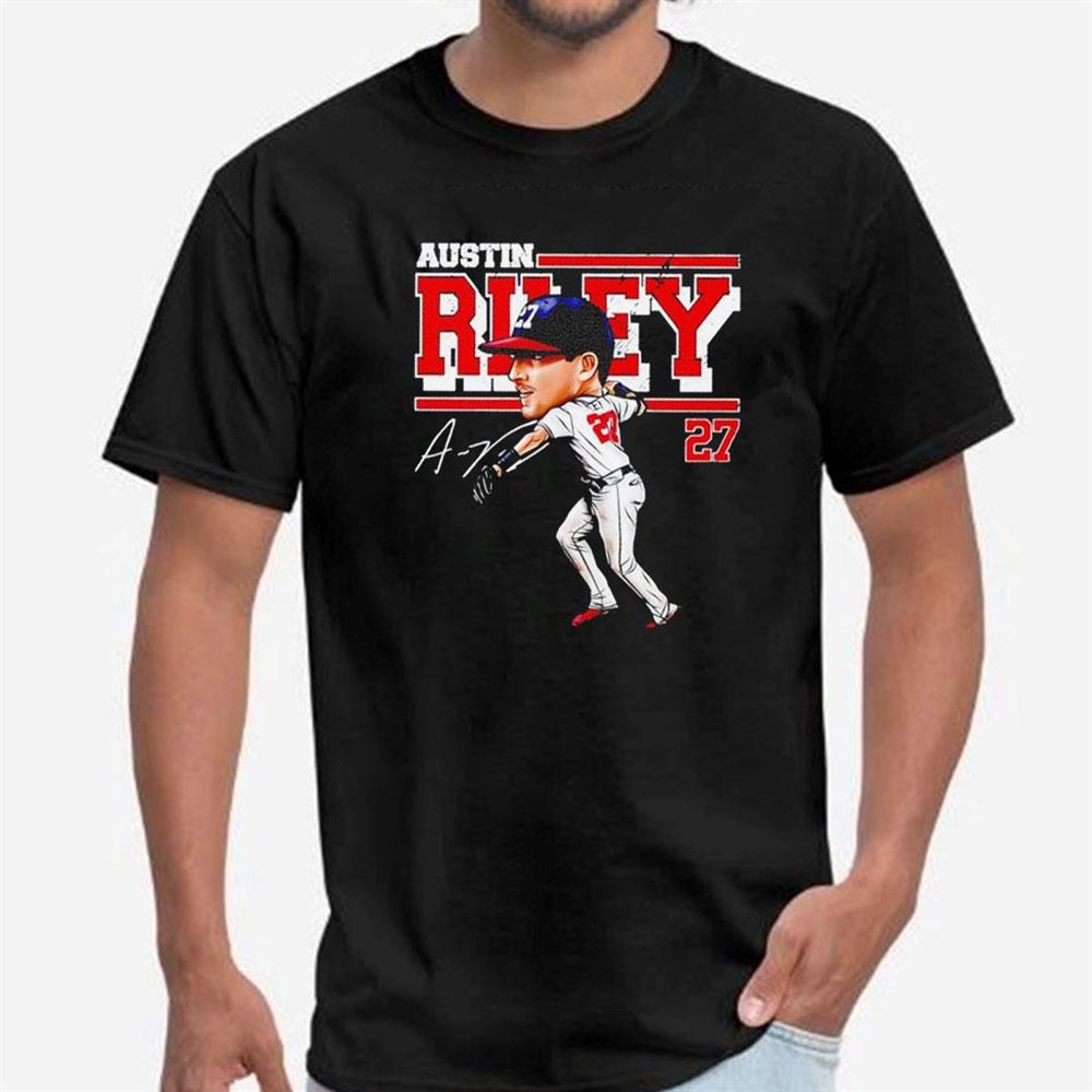 Austin Riley 27 Atlanta Braves Baseball Player Signature Shirt