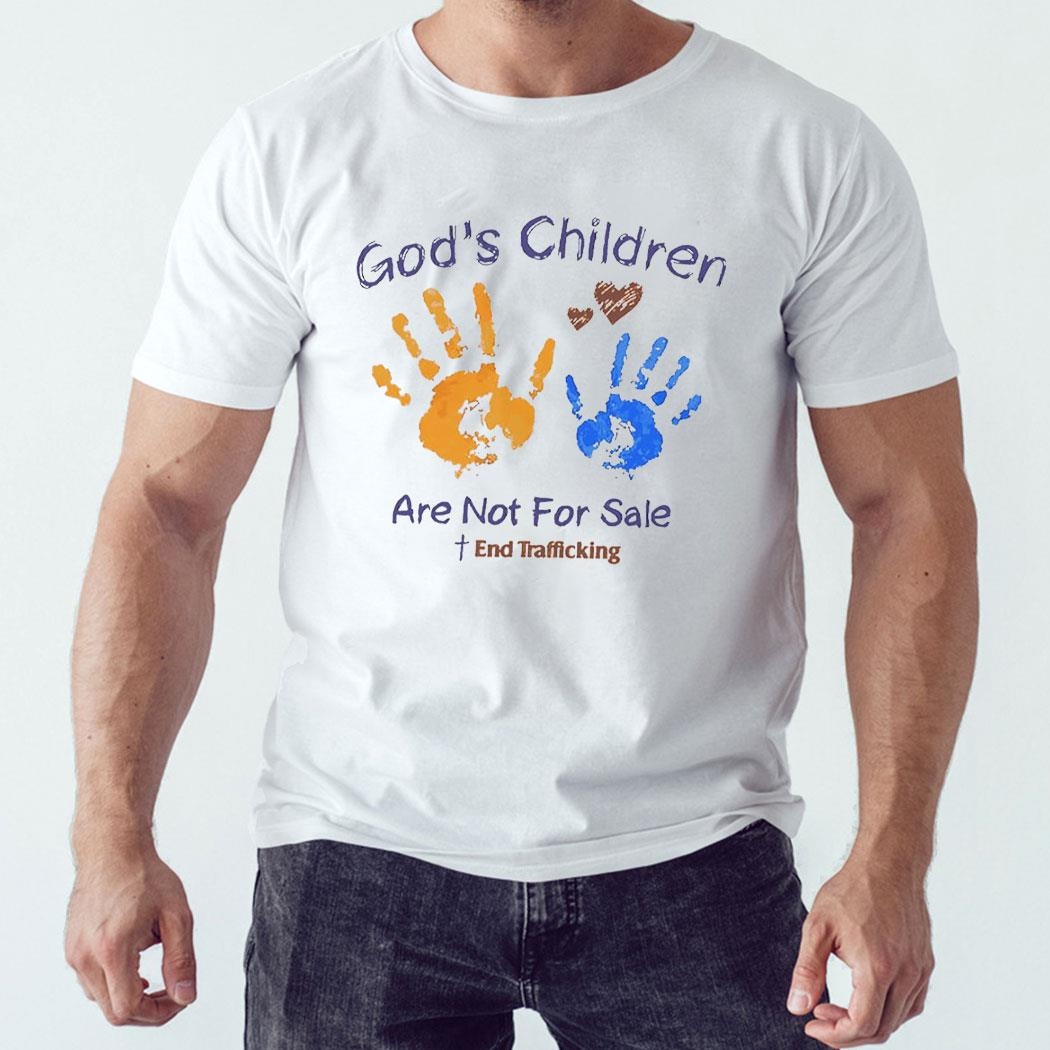 God’s Children Are Not For Sale End Traffiicking Shirt Long Sleeve Tee