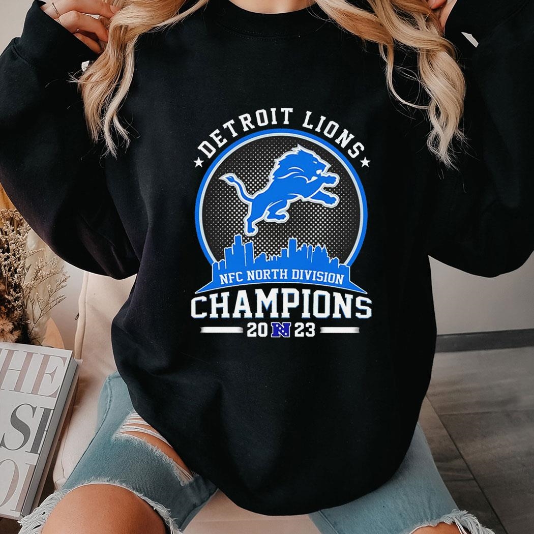 Detroit Lions Nfc North Division Champions 2023 Logo Shirt Hoodie