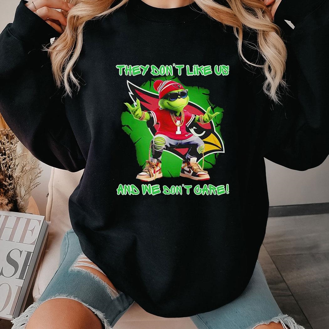 Grinch Atlanta Falcons They Don’t Like Us And We Don’t Care Shirt