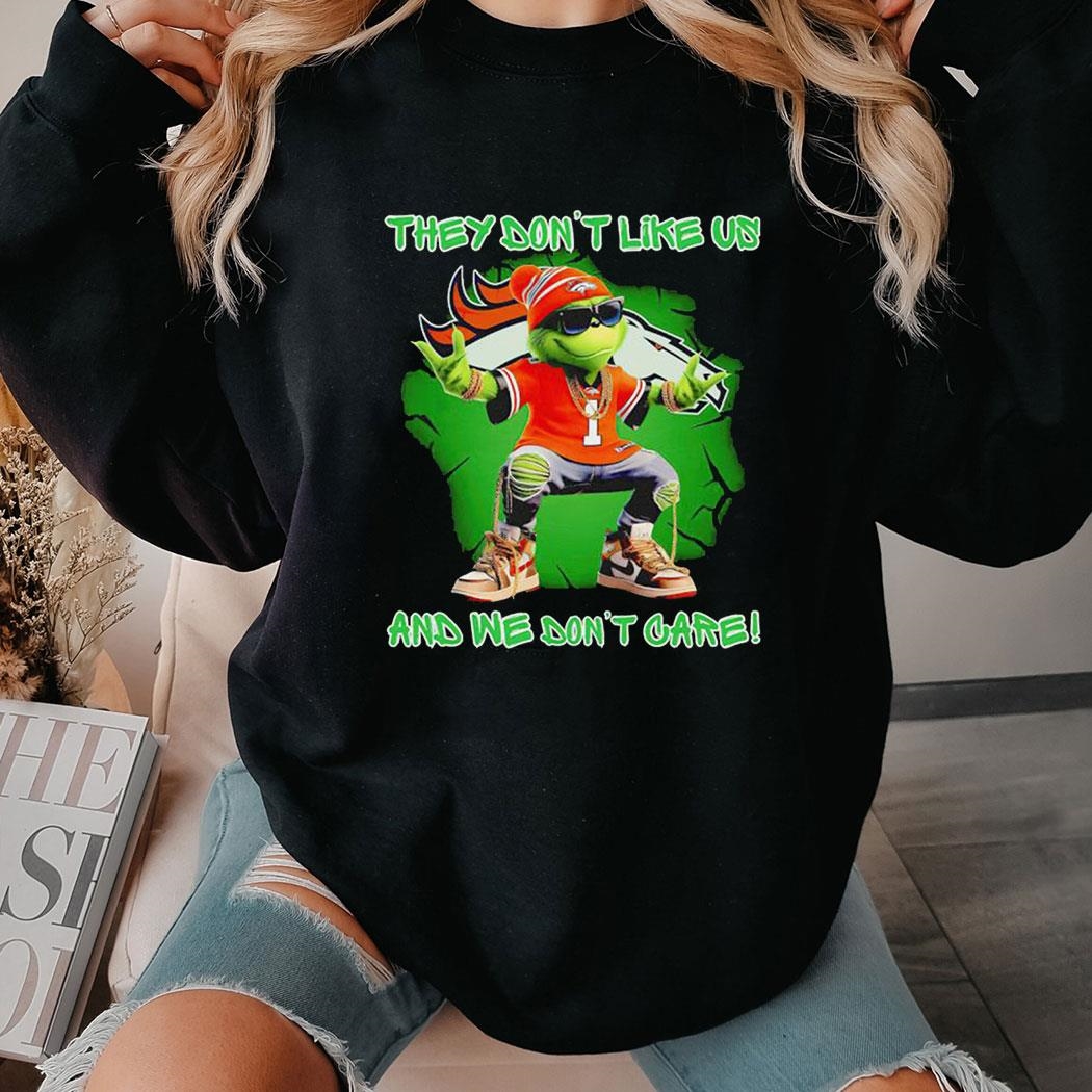 Grinch Detroit Lions They Don’t Like Us And We Don’t Care Shirt