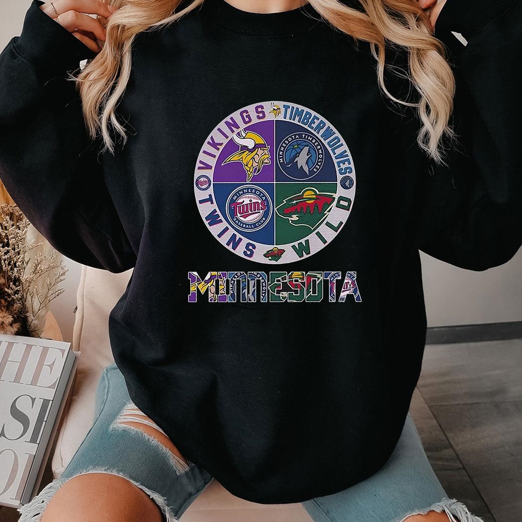 Minnesota Sports City T-shirt Hoodie