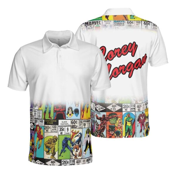 Marvel Corner Box Bowling Polo Shirt