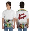 Marvel 80s covers bowling polo shirt