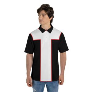 Polo Shirt front Mr. Terrific Bowling polo shirt