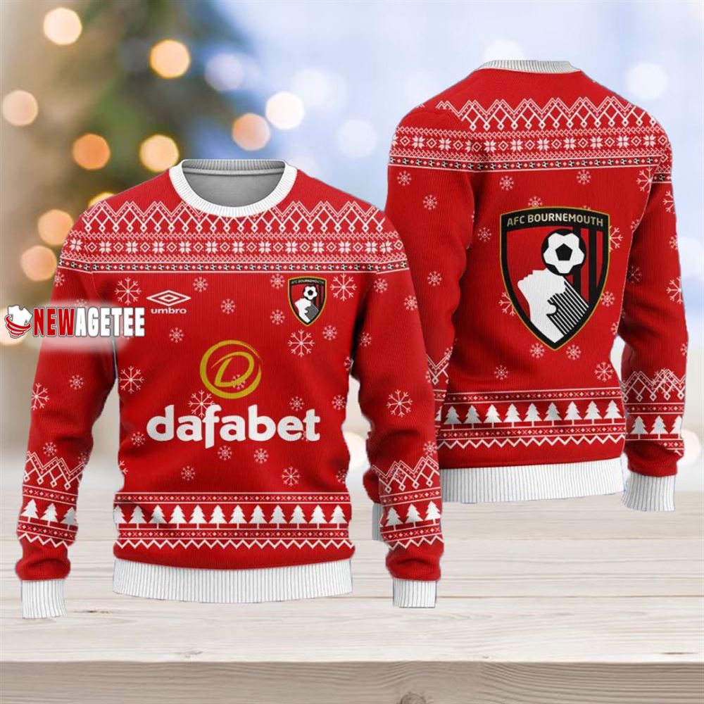 Afc Bournemouth Christmas Ugly Sweater