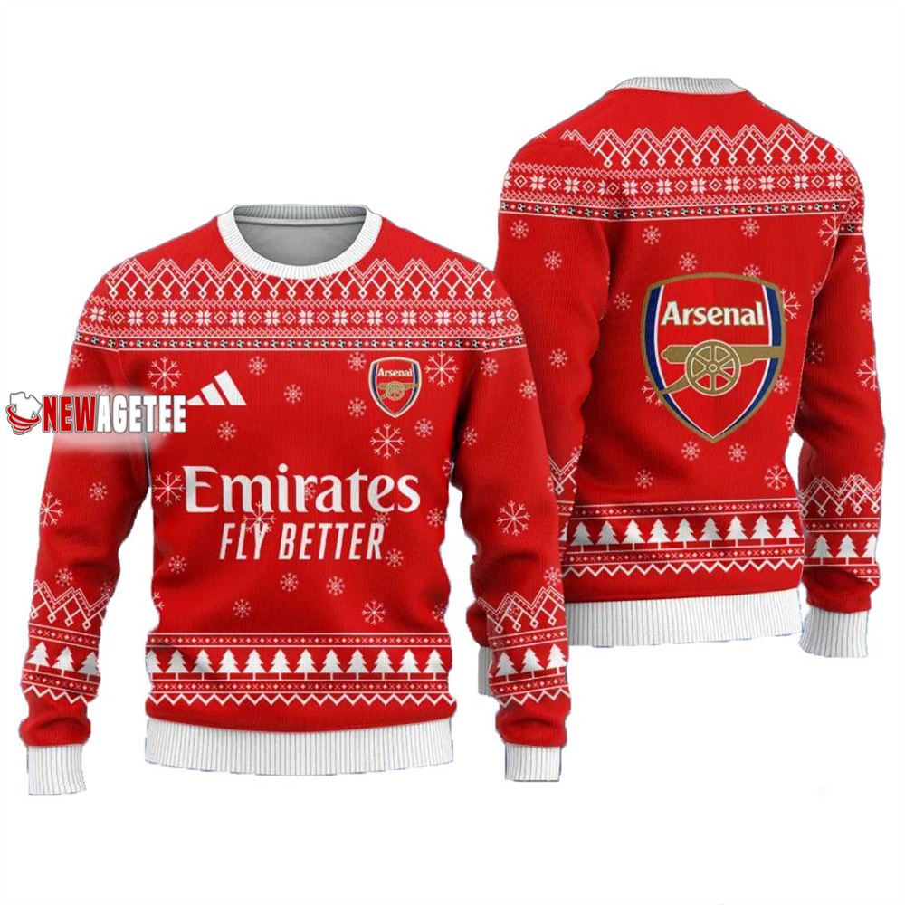 Arsenal Fc Christmas Ugly Sweater